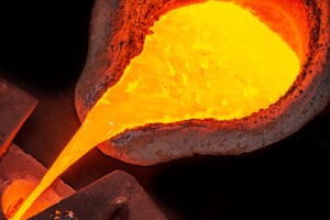 Metal casting process