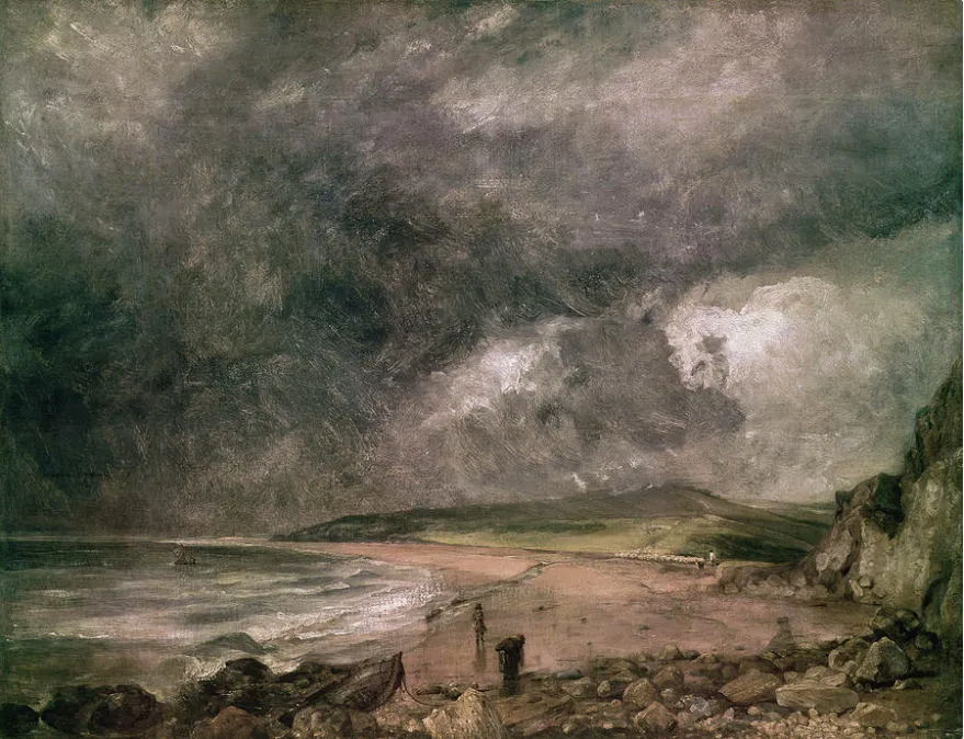 Weymouth Bay With Approaching Storm by John Constable, 1818–19