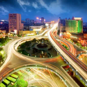 City Scape of the nanchang china.
