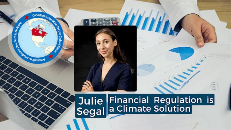 Julie Segal on why Financial Regulation is a Climate Solution