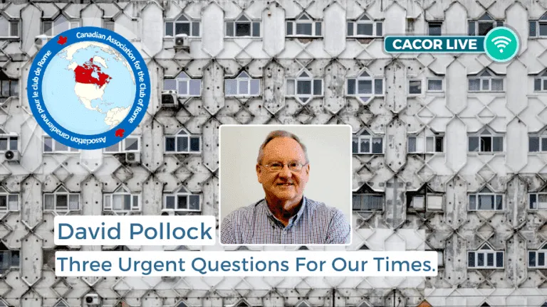 David Pollock on Three Urgent Questions for Our Time