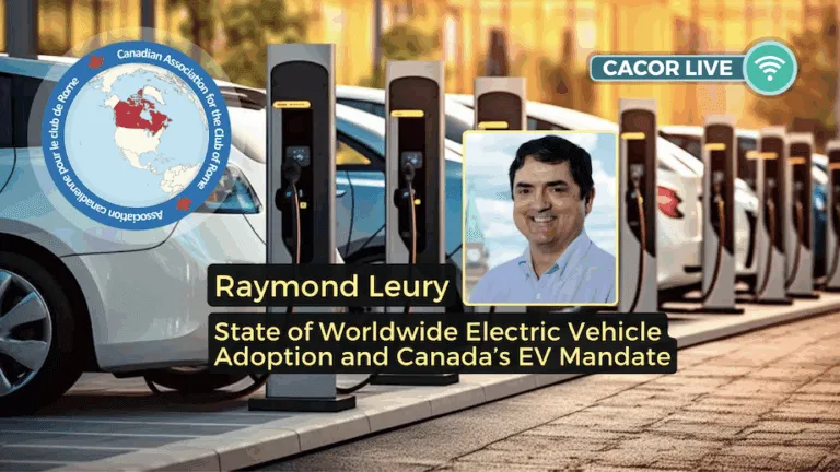 Raymond Leury with the State of Worldwide Electric Vehicle Adoption and Canada’s EV Mandate
