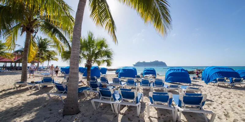 Beach at Princess Cays Port