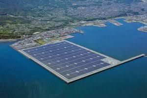 Japan solar island