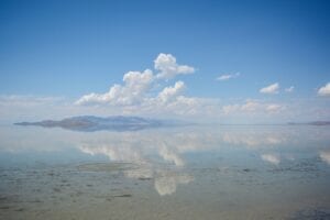 Reflection at the Great Salt Lake, Utah