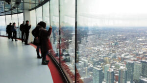 View over Toronto from the CN Tower