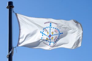 A Blackfoot Confederacy flag