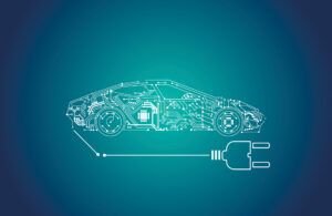 Tesla battery illustration