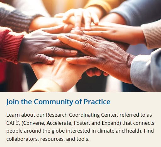 APHA on new government website: The NIH Climate Change and Health ...